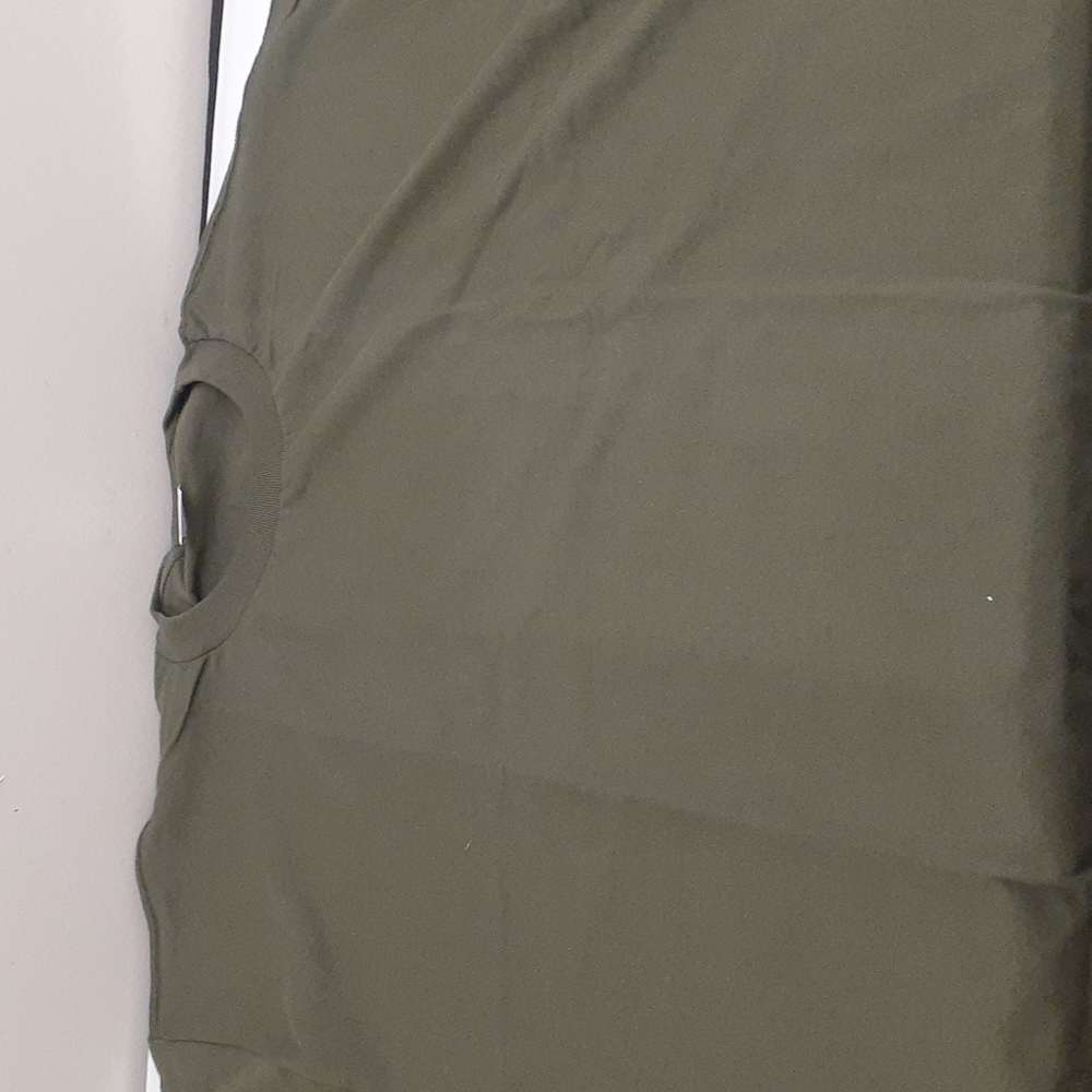 NEW 3 Heavy Cotton MENS T-SHIRTS sz 3XL-4XL LONG Sleeves Green khaki Olive Green - Picture 8 of 11